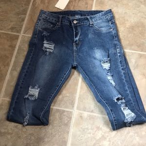 Vici ripped distressed jeans